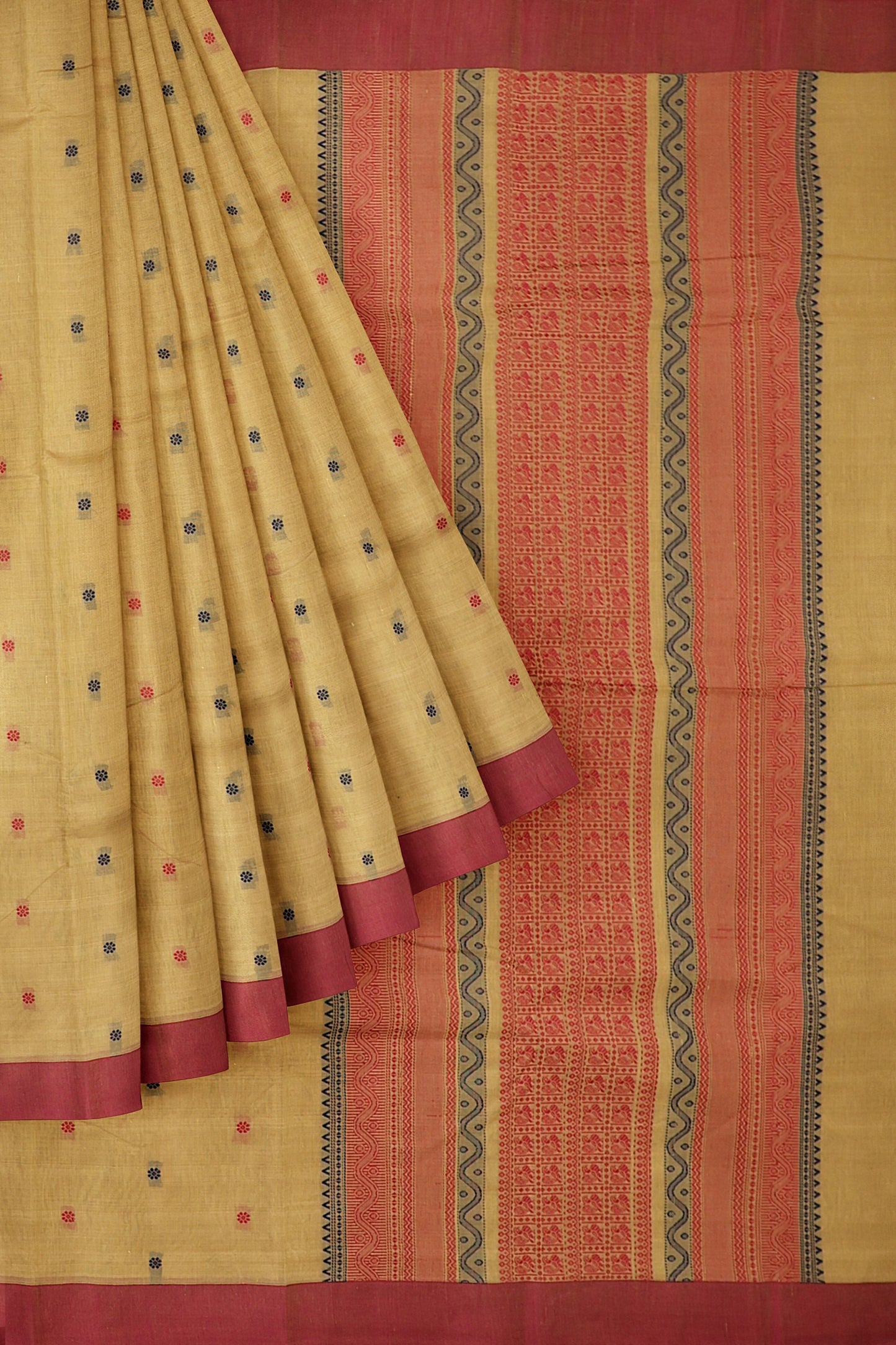 SENSAN Women’s Kanchi Cotton Saree with Blouse Piece [SKU:790]