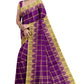 SENSAN Women’s Handloom Chettinad Checks Cotton Saree without Blouse Piece [SKU:4001]
