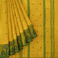 SENSAN Women’s Handloom Chettinad Cotton Saree with Blouse Piece [SKU:4015]