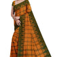 SENSAN Women’s Handloom Chettinad Cotton Saree without Blouse Piece [SKU:4111]