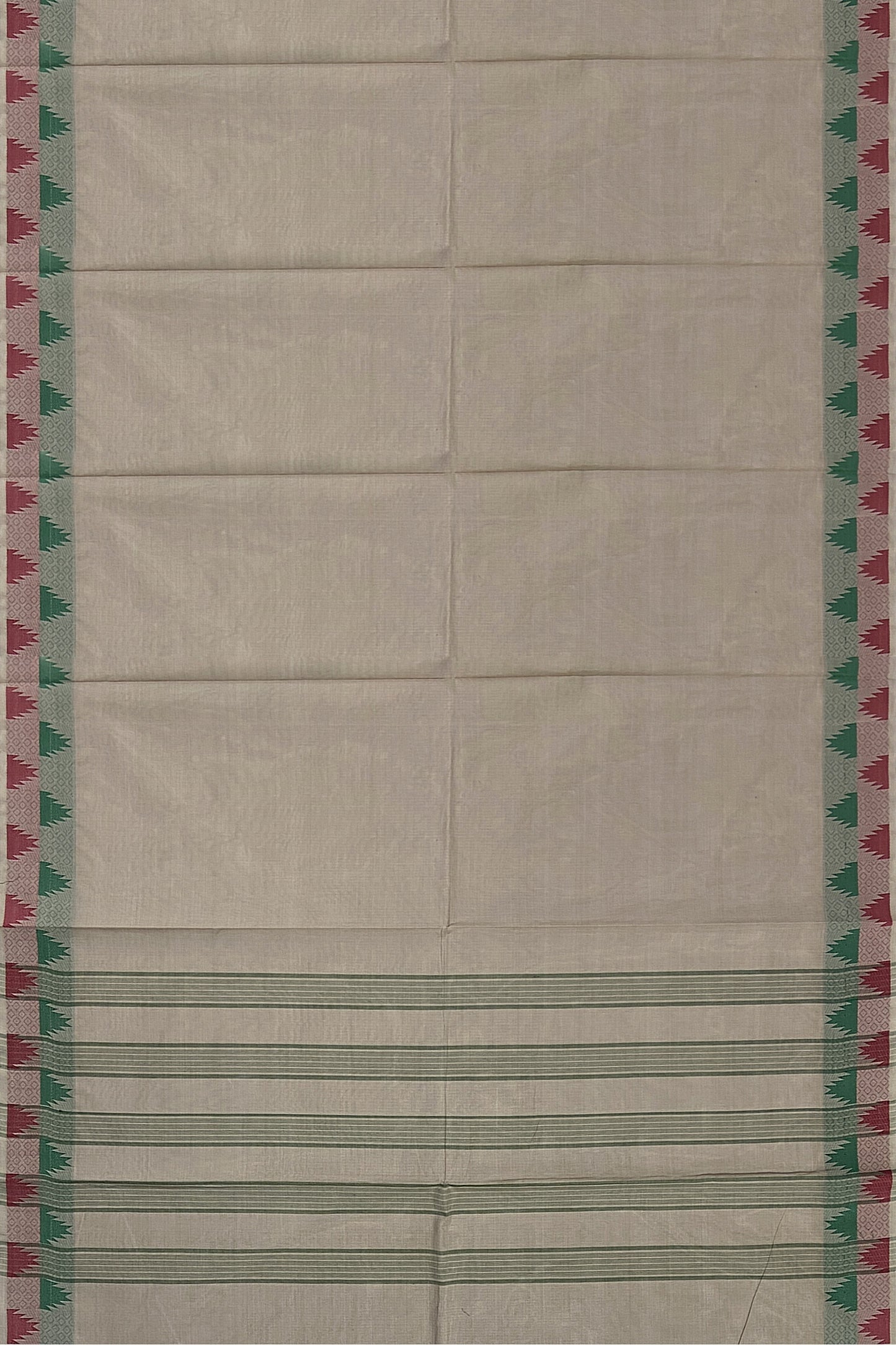 SENSAN Women’s Handloom Chettinad Cotton Saree without Blouse Piece [SKU:4112]