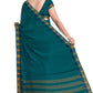 SENSAN Women’s Handloom Chettinad Cotton Saree without Blouse Piece [SKU:4112]