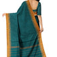 SENSAN Women’s Handloom Chettinad Cotton Saree without Blouse Piece [SKU:4113]