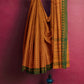 SENSAN Women’s Handloom Chettinad Cotton Saree without Blouse Piece [SKU:4113]