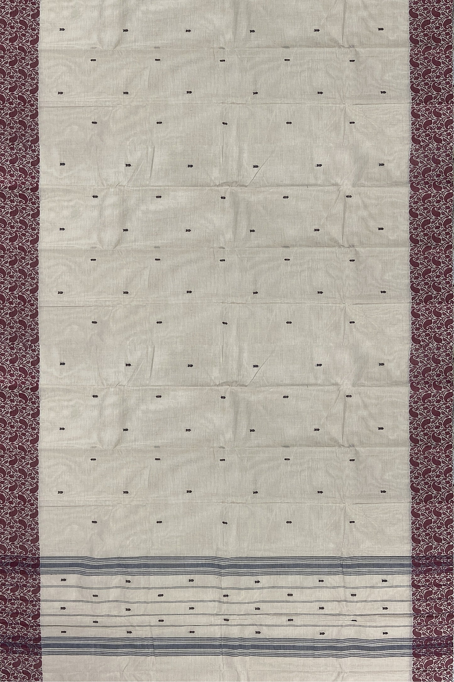 SENSAN Women’s Handloom Chettinad Cotton Saree without Blouse Piece [SKU:4200]