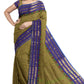 SENSAN Women’s Handloom Chettinad Cotton Saree with Blouse Piece [SKU:4300]