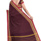 SENSAN Women’s Handloom Chettinad Cotton Saree with Blouse Piece [SKU:4311]