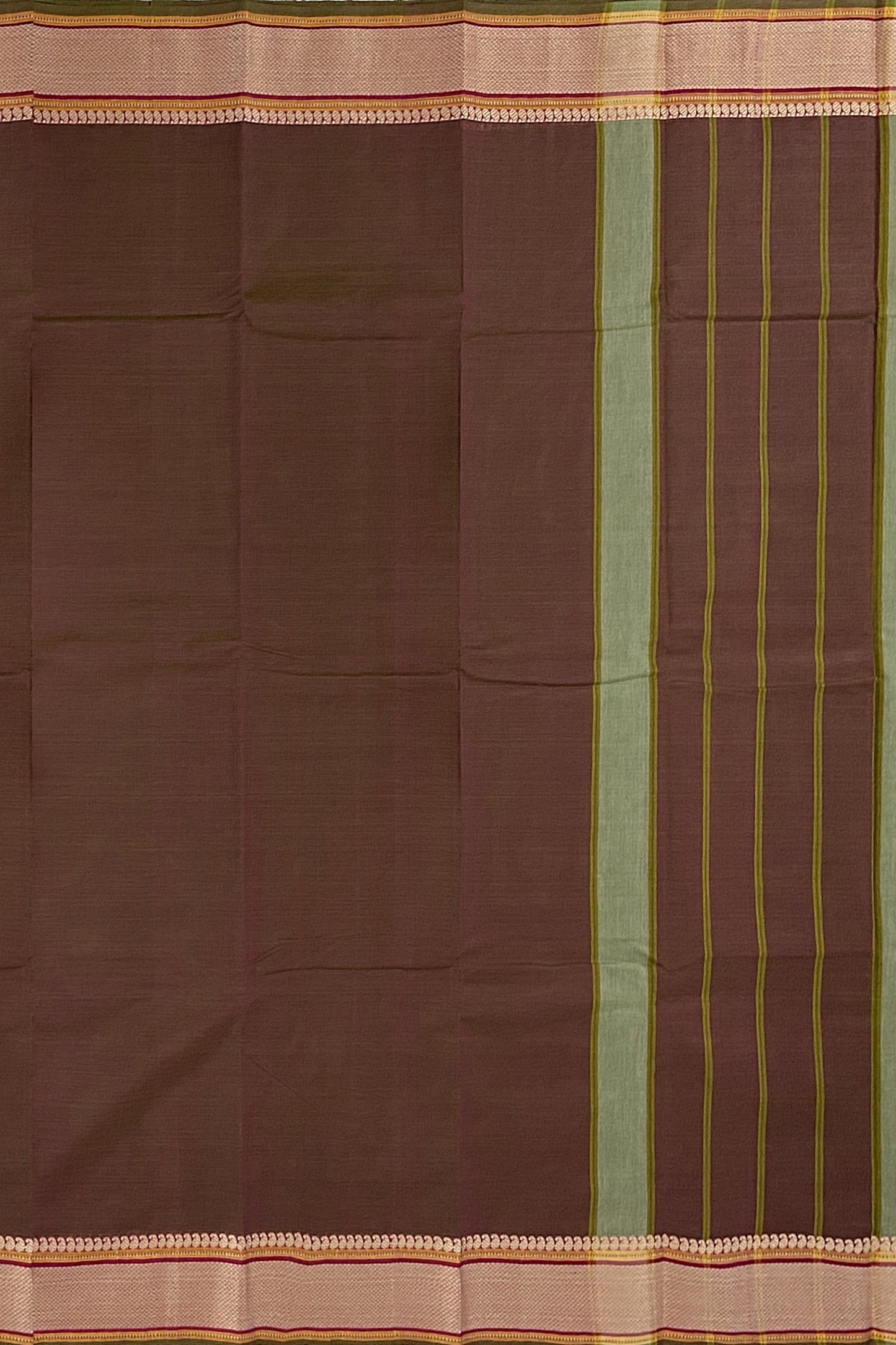SENSAN Women’s Handloom Kanchi Cotton Saree with Blouse Piece [SKU:520]