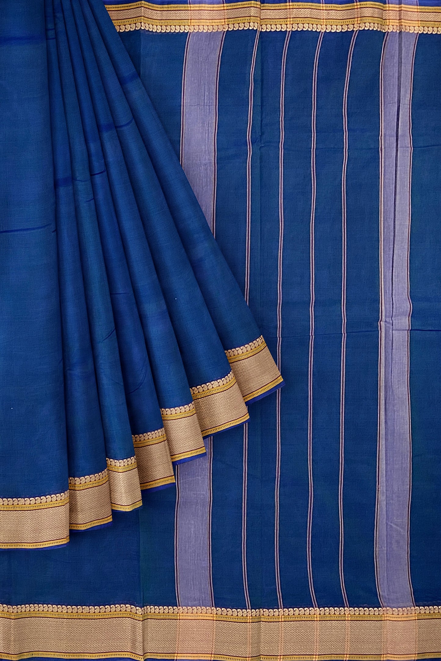 SENSAN Women’s Handloom Kanchi Cotton Saree with Blouse Piece [SKU:520]