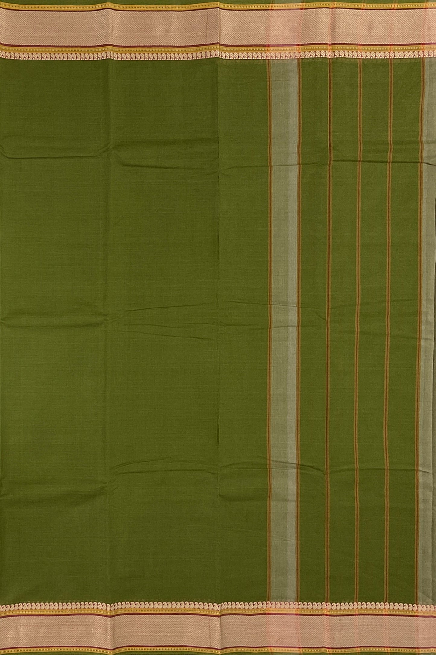 SENSAN Women’s Handloom Kanchi Cotton Saree with Blouse Piece [SKU:520]