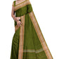 SENSAN Women’s Handloom Kanchi Cotton Saree with Blouse Piece [SKU:520]