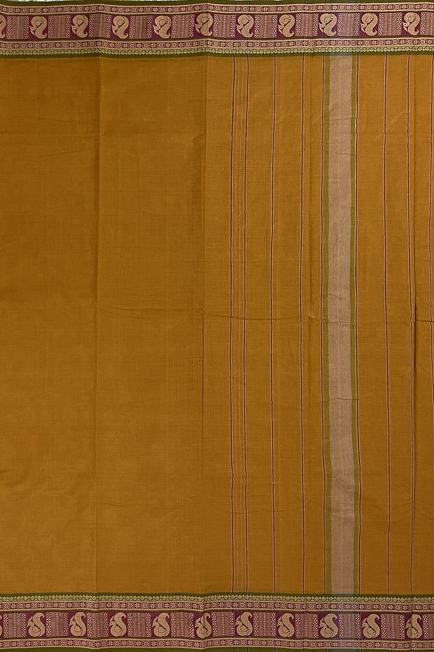 SENSAN Women’s Handloom Kanchi Cotton Saree with Blouse Piece [SKU:745]