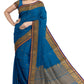 SENSAN Women’s Handloom Kanchi Cotton Saree with Blouse Piece [SKU:748.1]