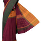 SENSAN Women’s Handloom Kanchi Cotton Saree with Blouse Piece [SKU:751]