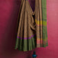 SENSAN Women’s Handloom Kanchi Cotton Saree with Blouse Piece [SKU:751]