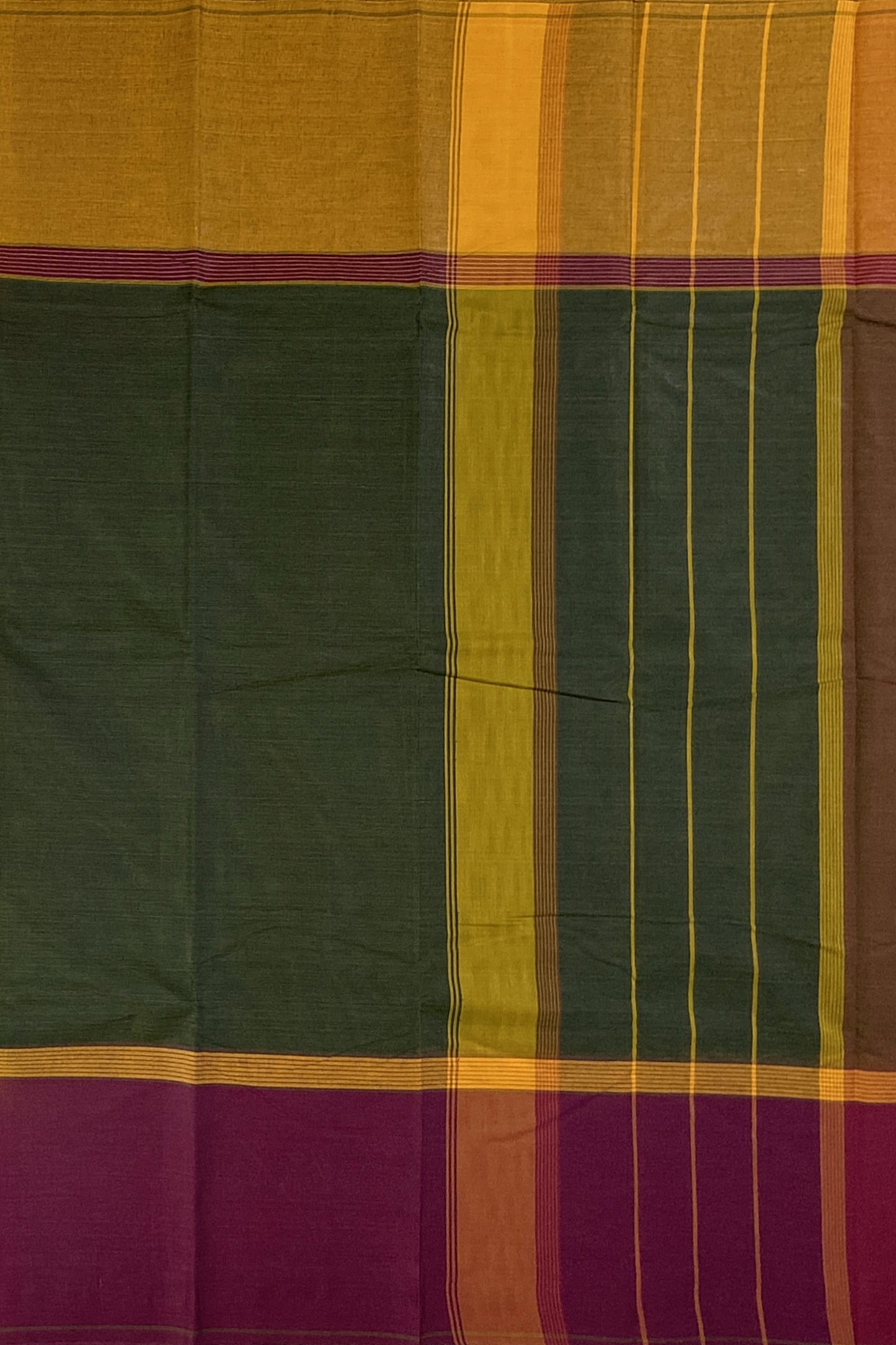 SENSAN Women’s Handloom Kanchi Cotton Saree with Blouse Piece [SKU:751]