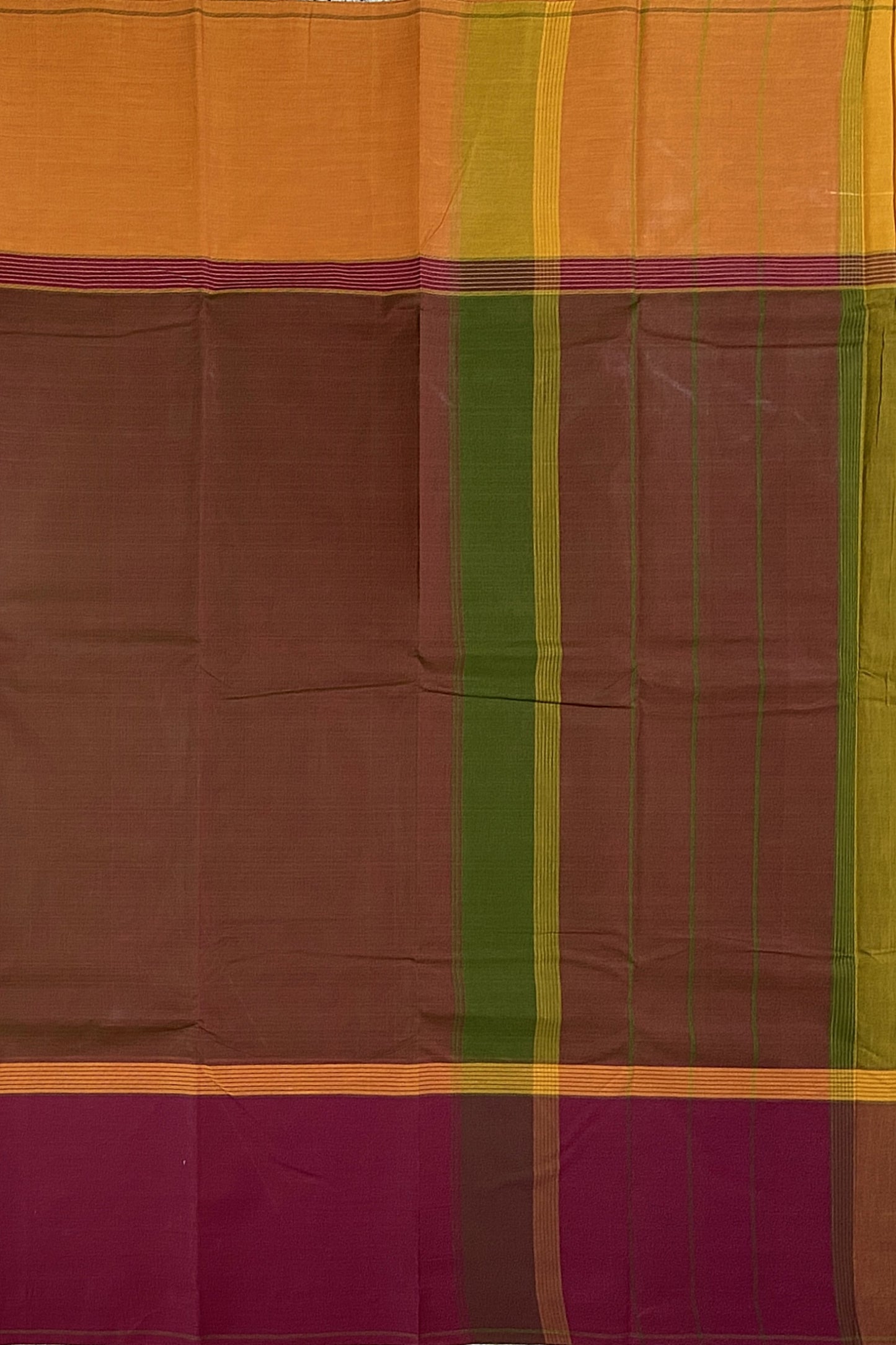 SENSAN Women’s Handloom Kanchi Cotton Saree with Blouse Piece [SKU:751]