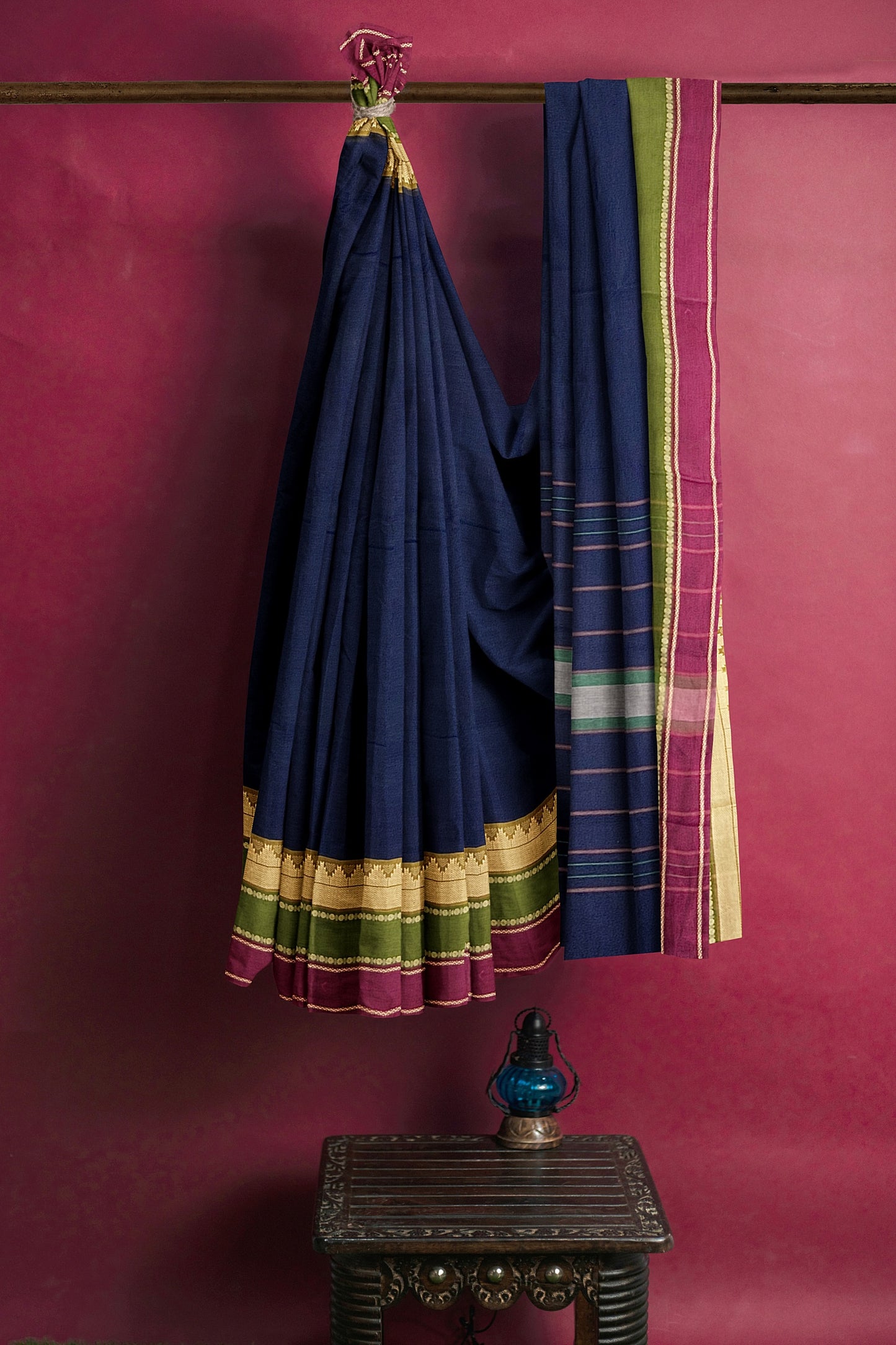 SENSAN Women’s Kanchi Cotton Saree with Blouse Piece [SKU:752]