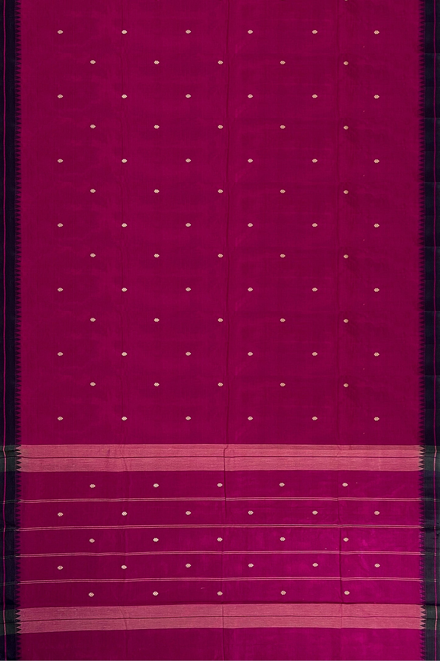 SENSAN Women’s Handloom Kanchi Cotton Saree with Blouse Piece [SKU:764]