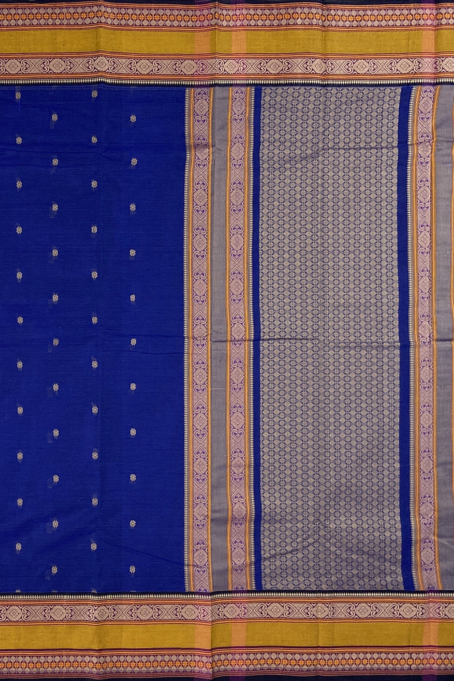 SENSAN Women’s Handloom Kanchi Cotton Saree with Blouse Piece [SKU:766]