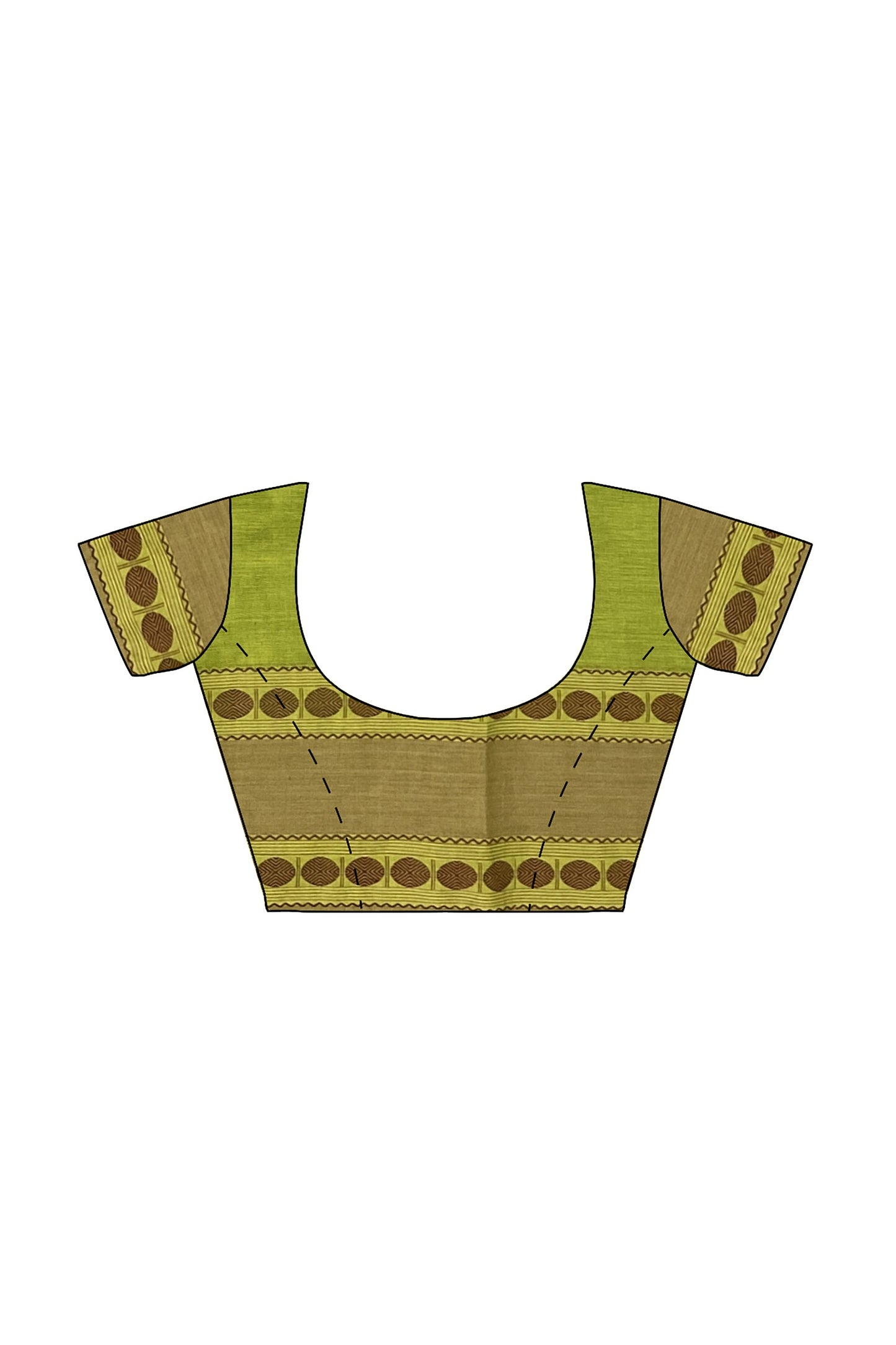 SENSAN Women’s Kanchi Cotton Saree with Blouse Piece [SKU:772]
