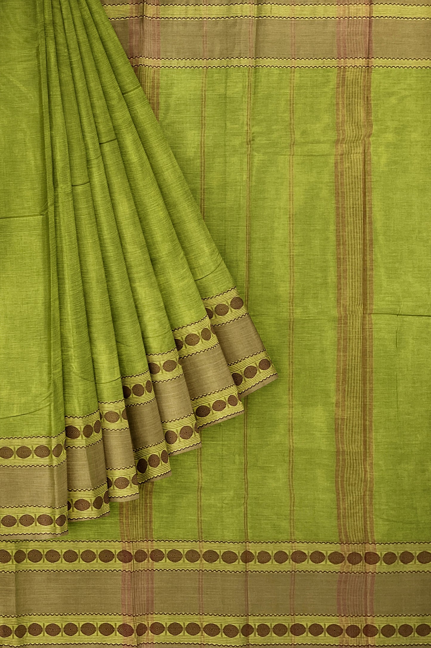 SENSAN Women’s Kanchi Cotton Saree with Blouse Piece [SKU:772]