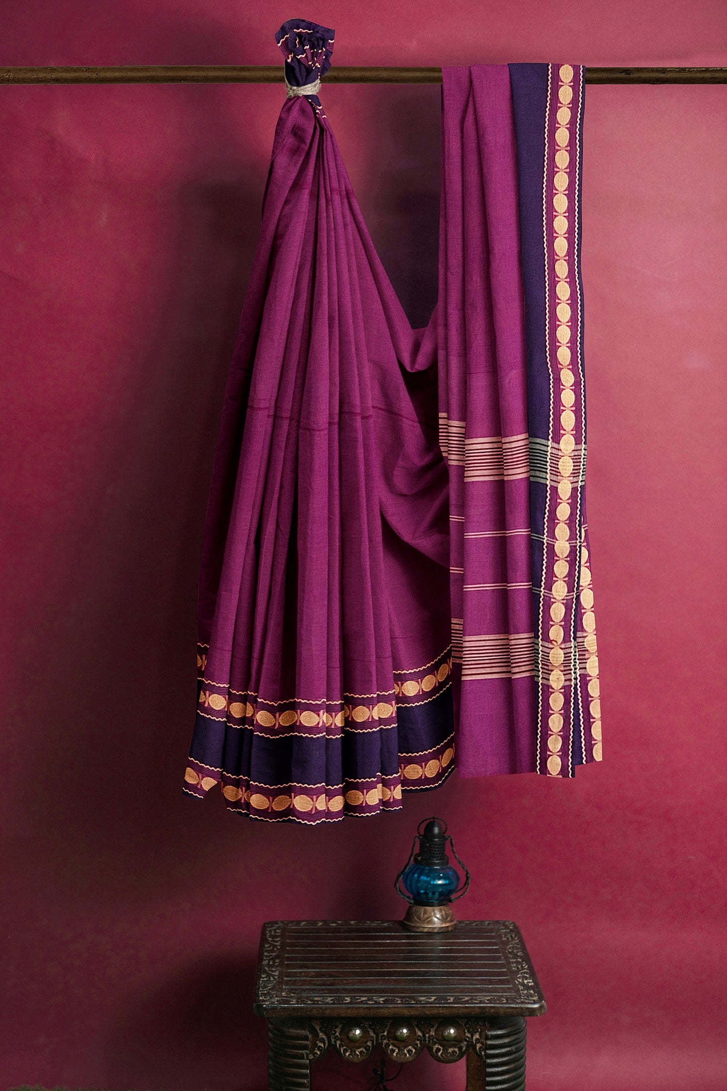 SENSAN Women’s Kanchi Cotton Saree with Blouse Piece [SKU:772]