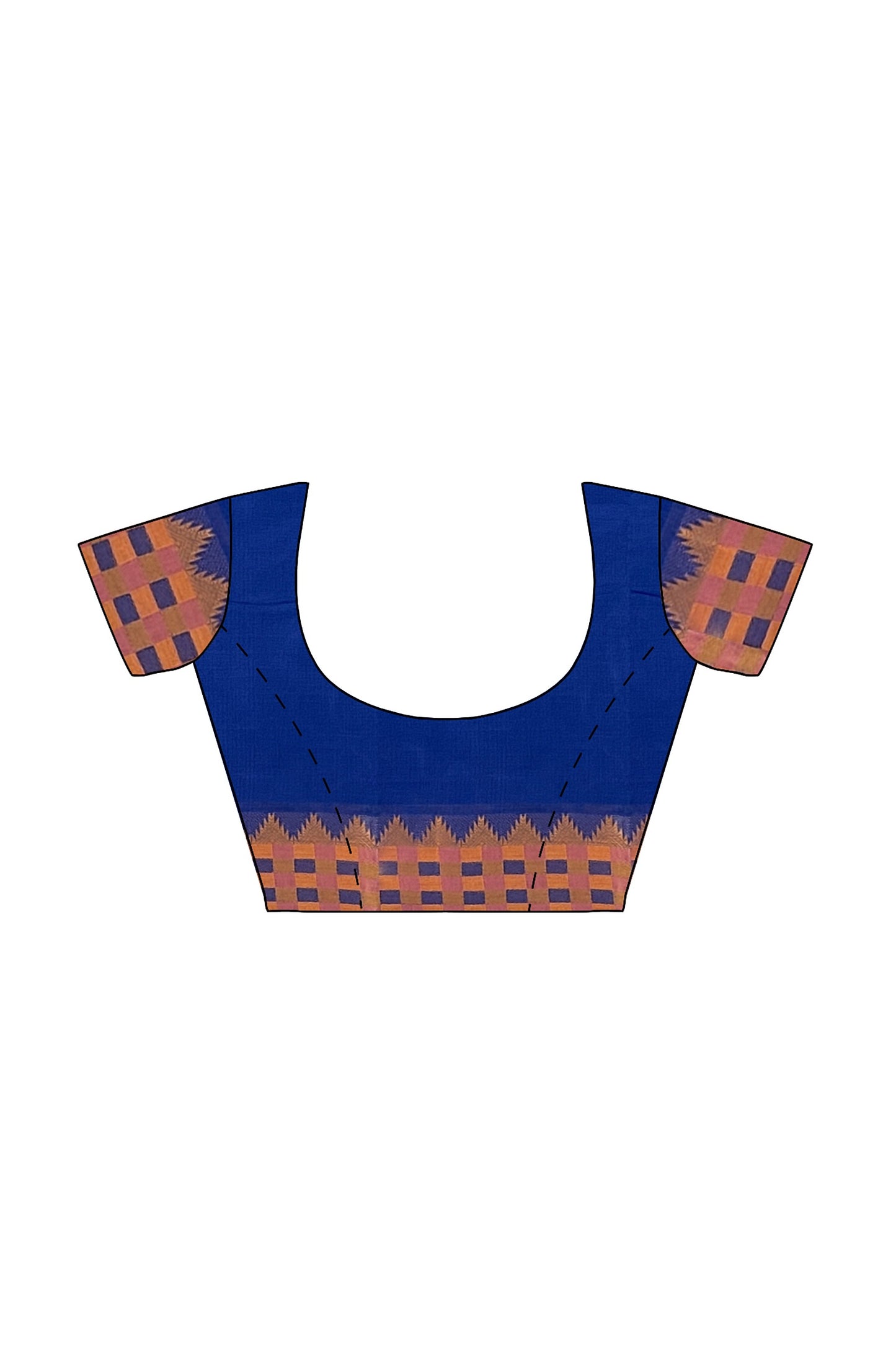 SENSAN Women’s  Kanchi Cotton Saree with Blouse Piece [SKU:773]