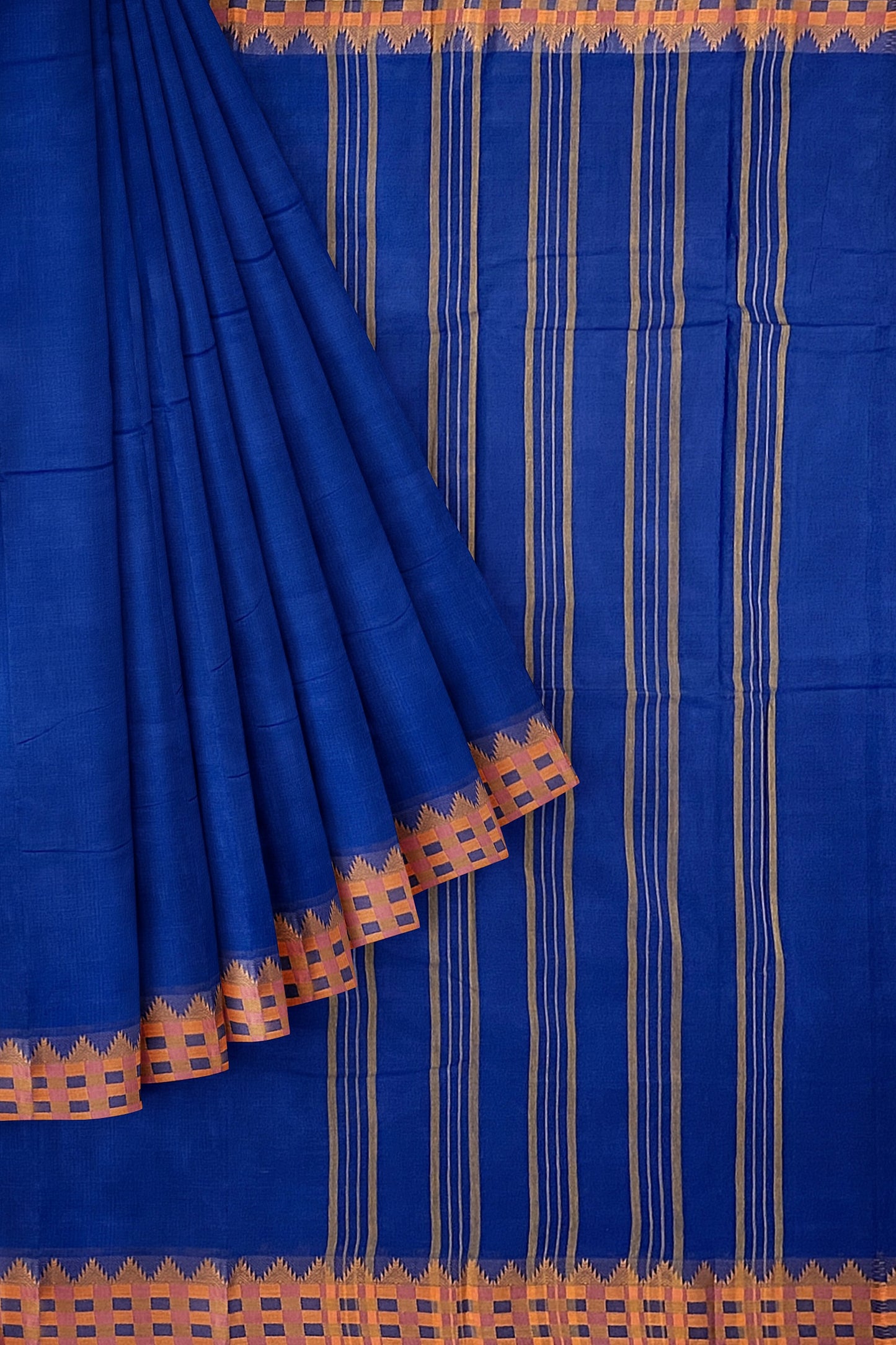 SENSAN Women’s  Kanchi Cotton Saree with Blouse Piece [SKU:773]