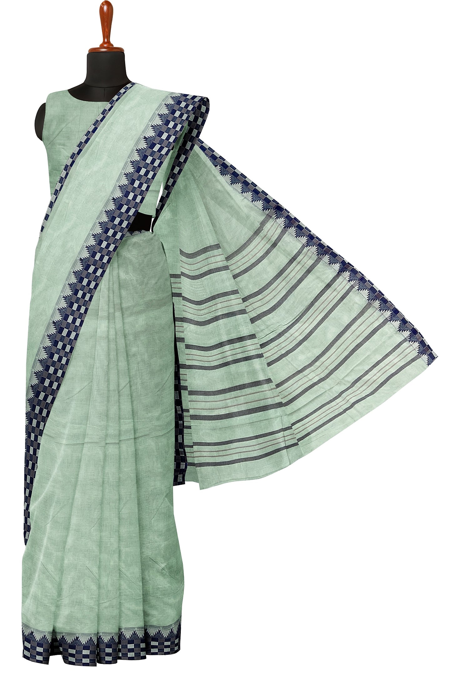 SENSAN Women’s  Kanchi Cotton Saree with Blouse Piece [SKU:773]