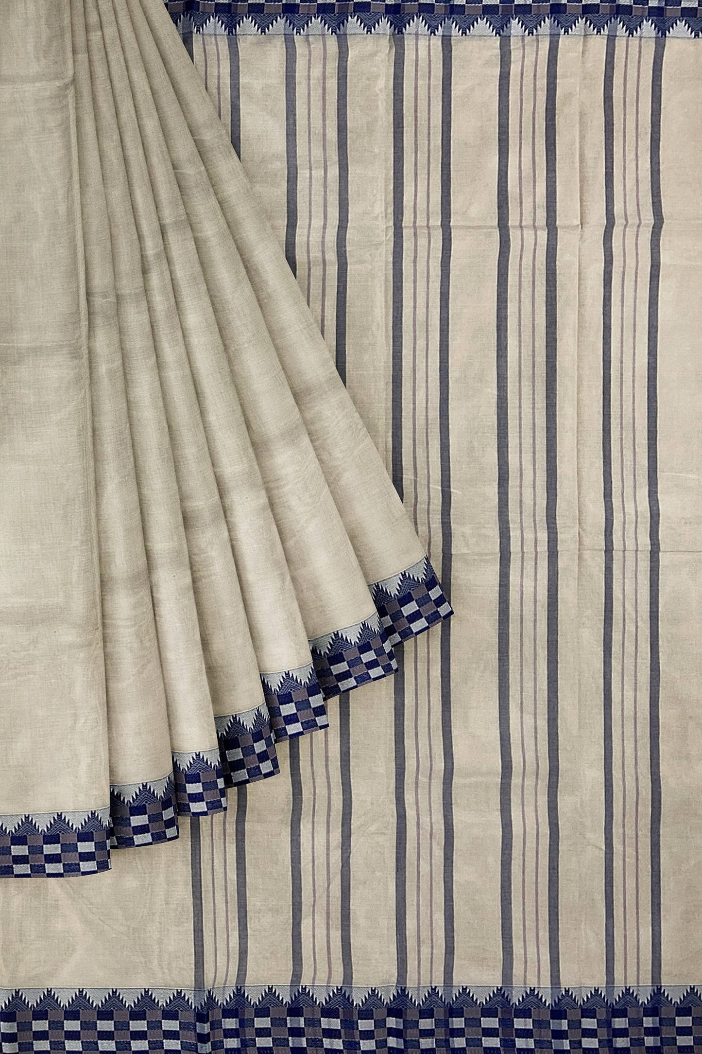 SENSAN Women’s  Kanchi Cotton Saree with Blouse Piece [SKU:773]